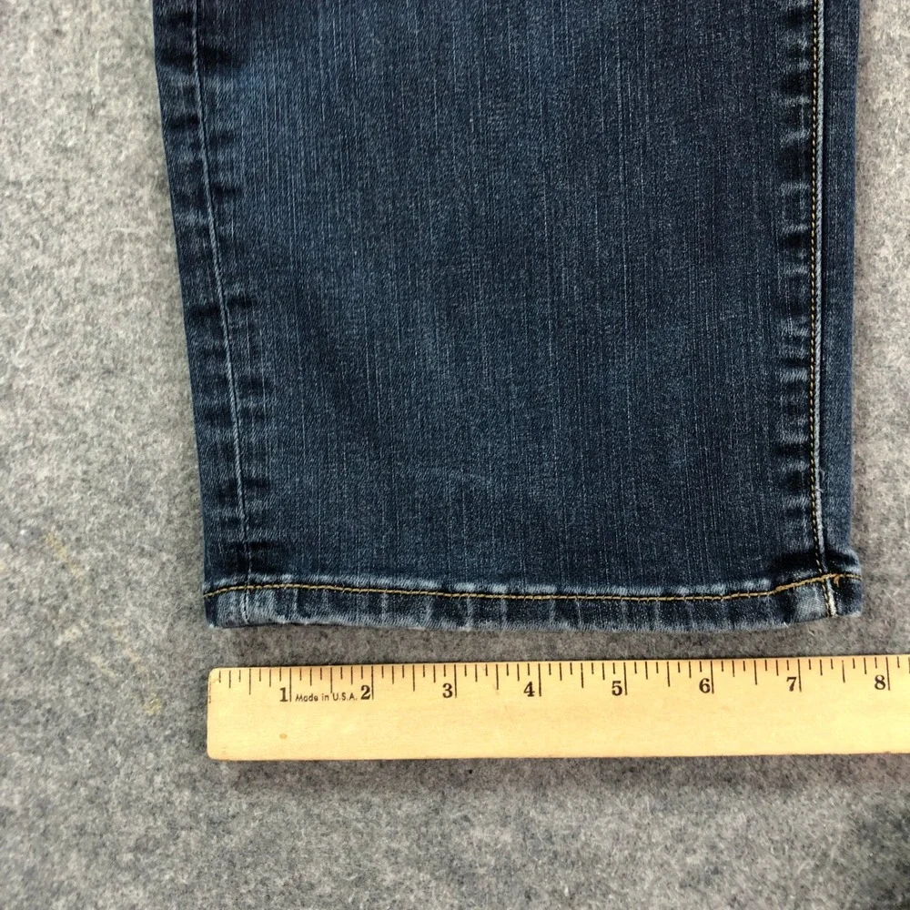 John Varvatos BOWERY Mens Jeans 38x34 (fits 39x34) Blue Straight Leg Dark Wash